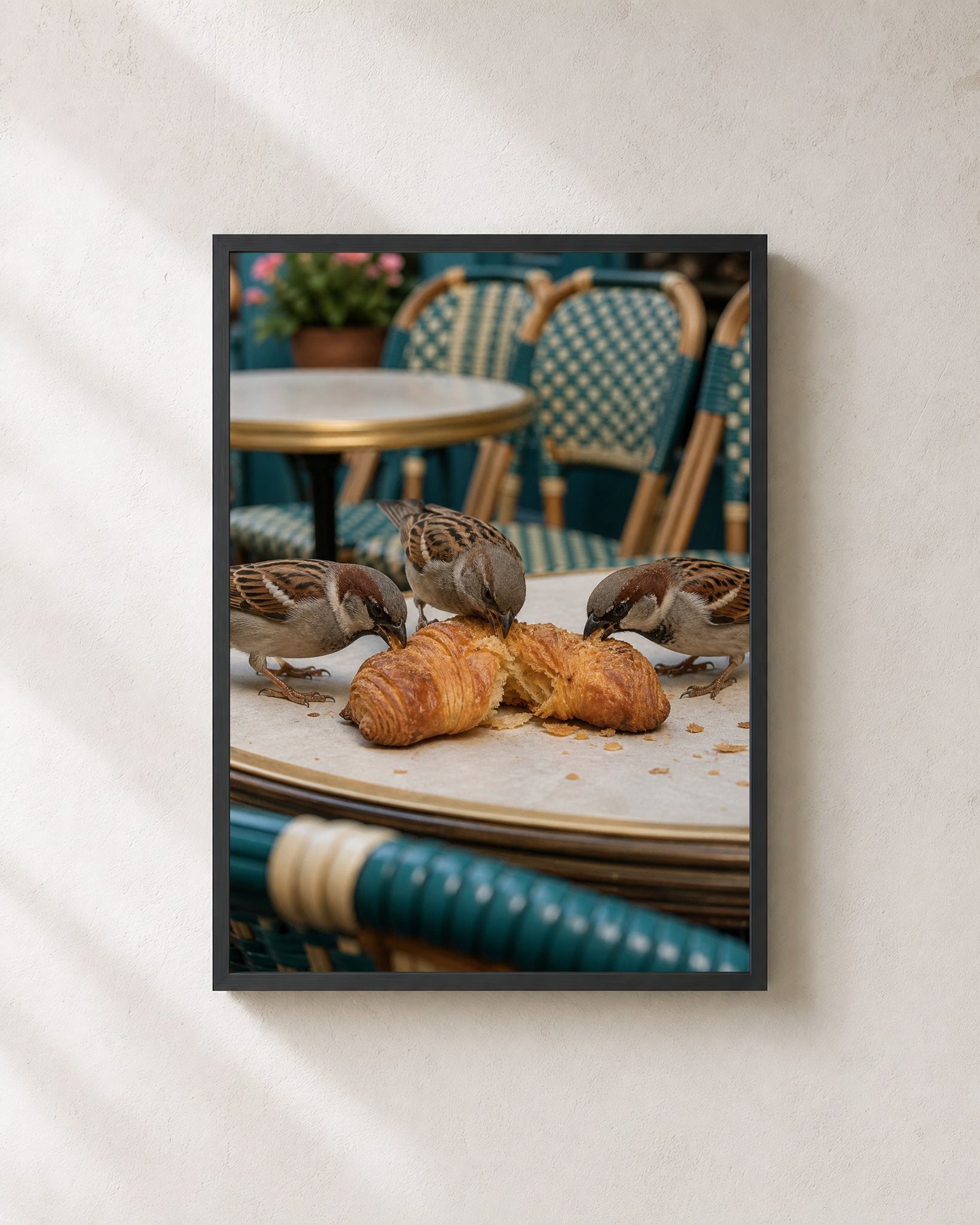 Croissant Committee Sparrow Wall Art - Wall Art Print
