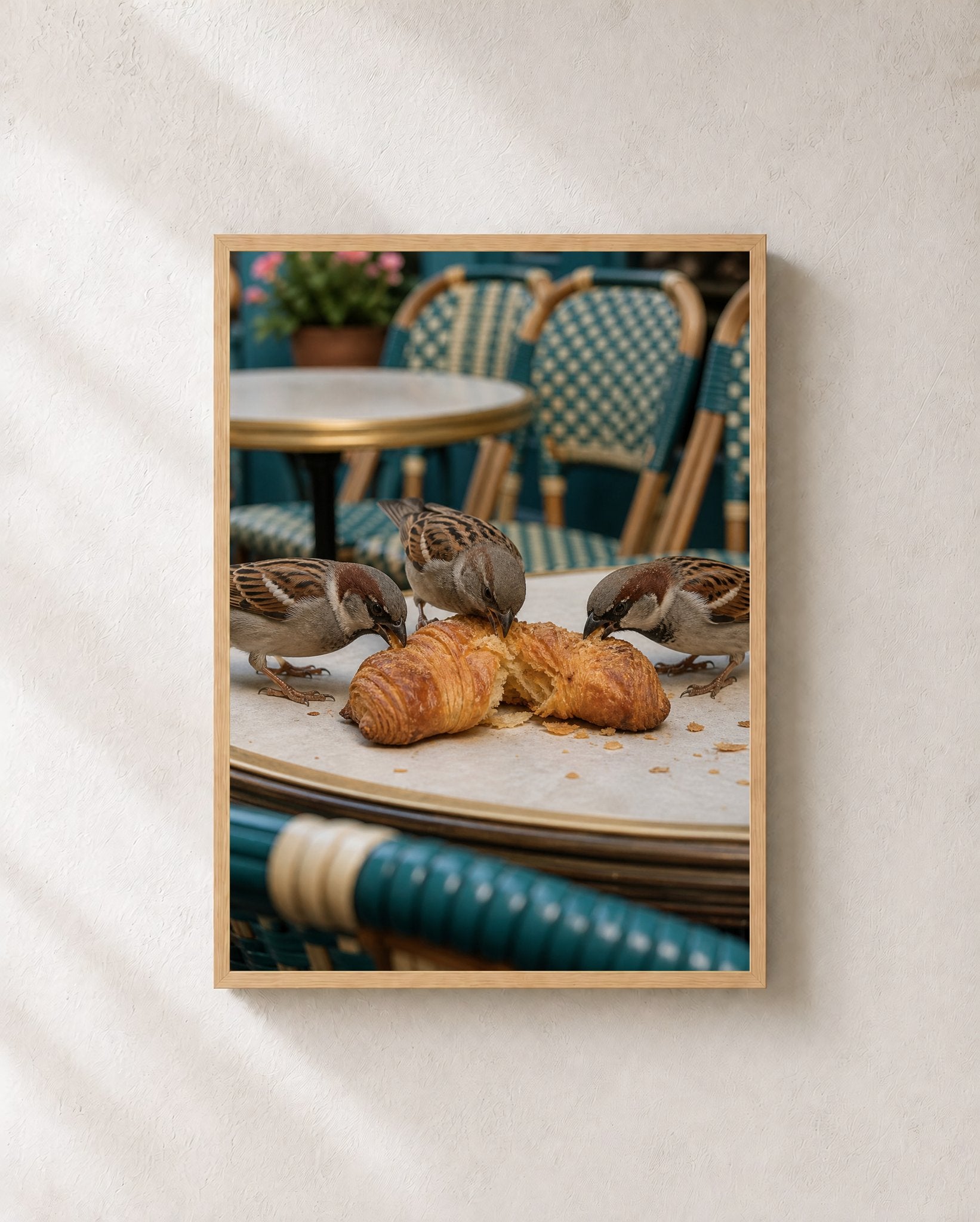 Croissant Committee Sparrow Wall Art - Wall Art Print
