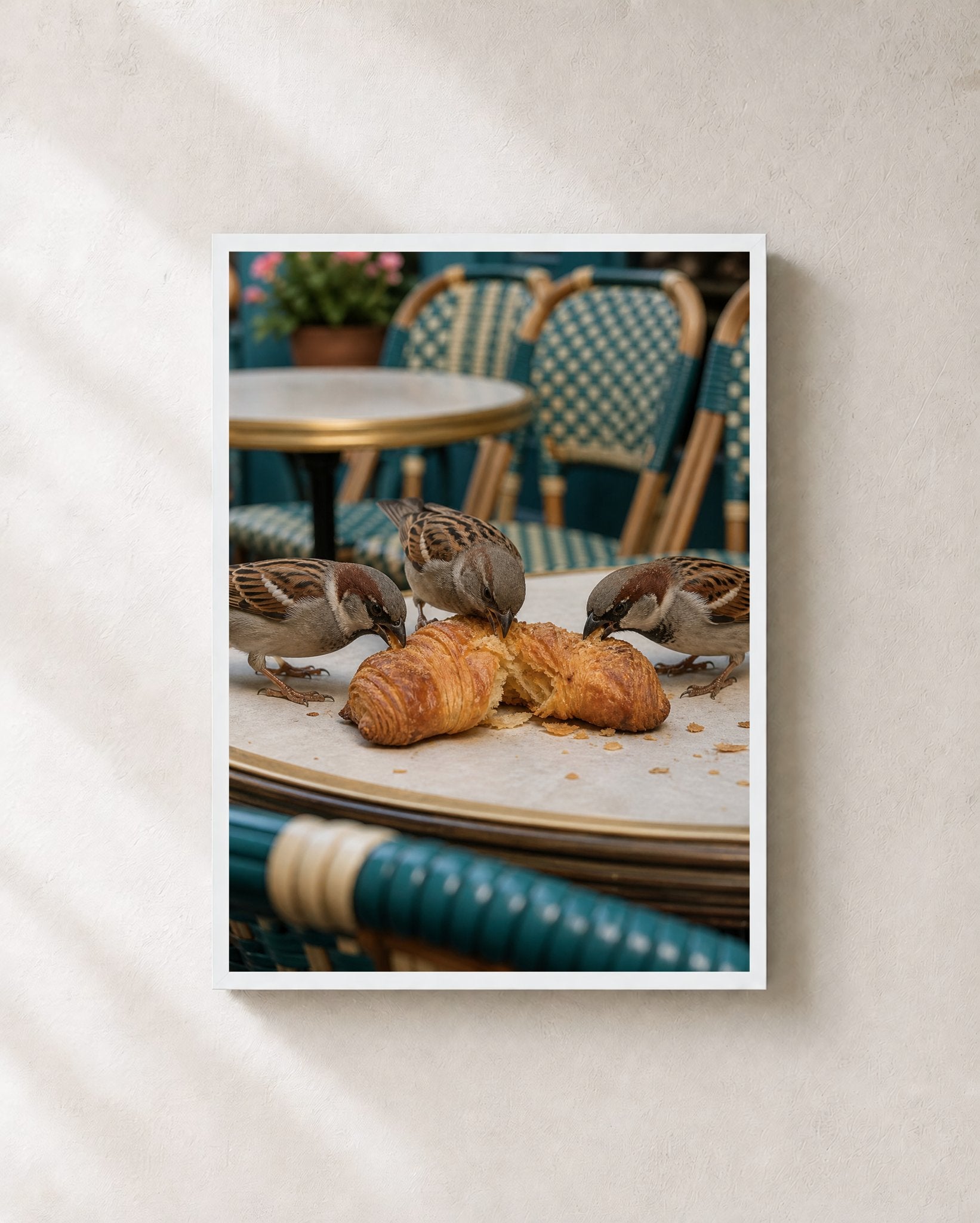 Croissant Committee Sparrow Wall Art - Wall Art Print