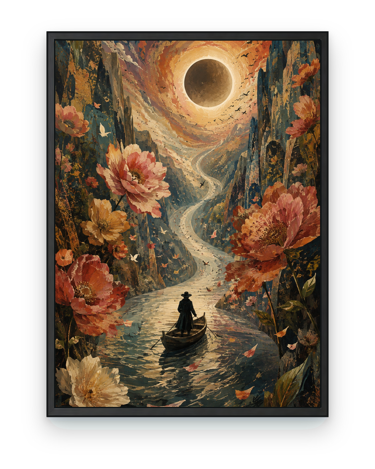 Eclipse Garden Passage Wall Art Print