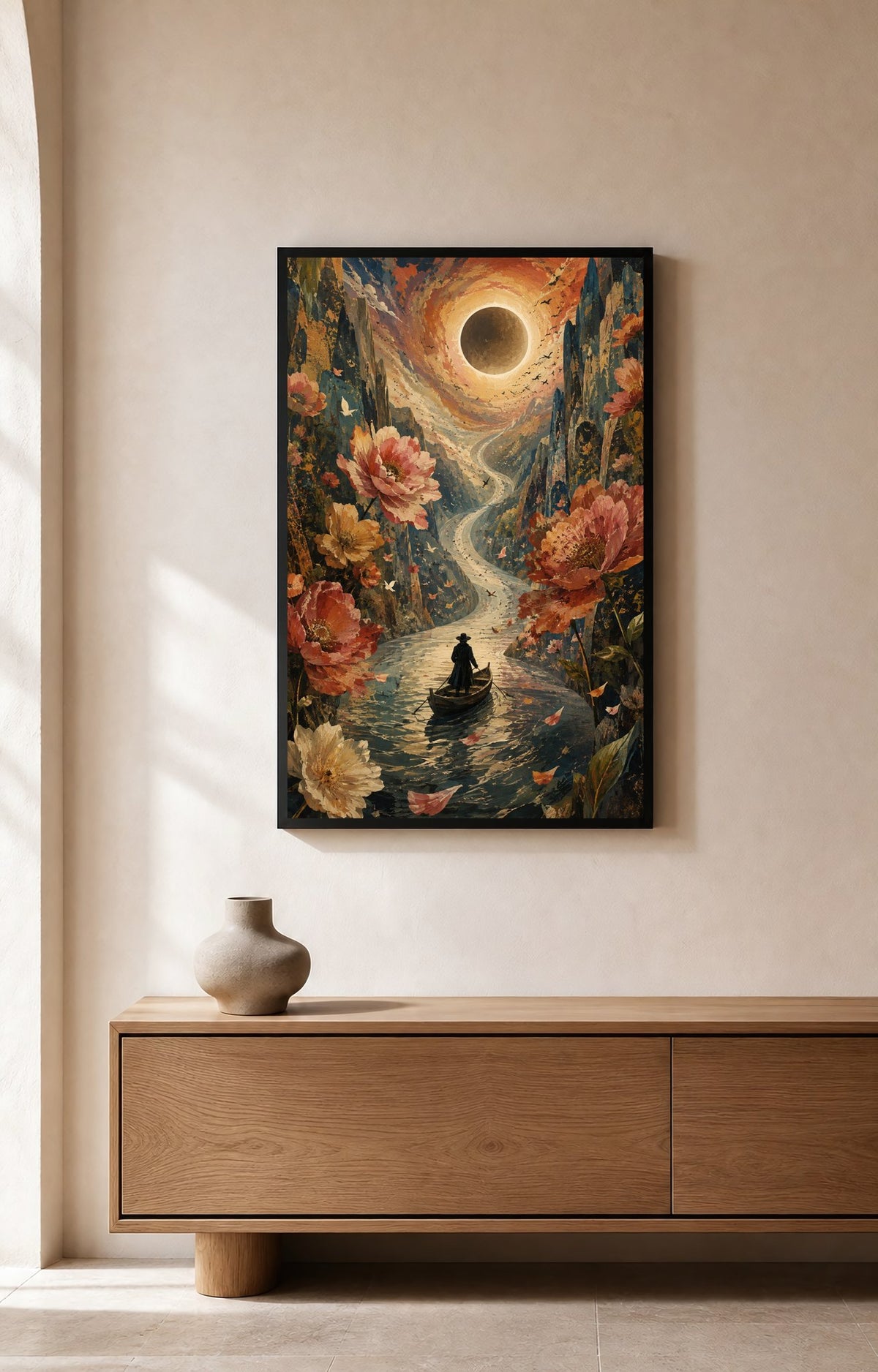 Eclipse Garden Passage - Wall Art Print
