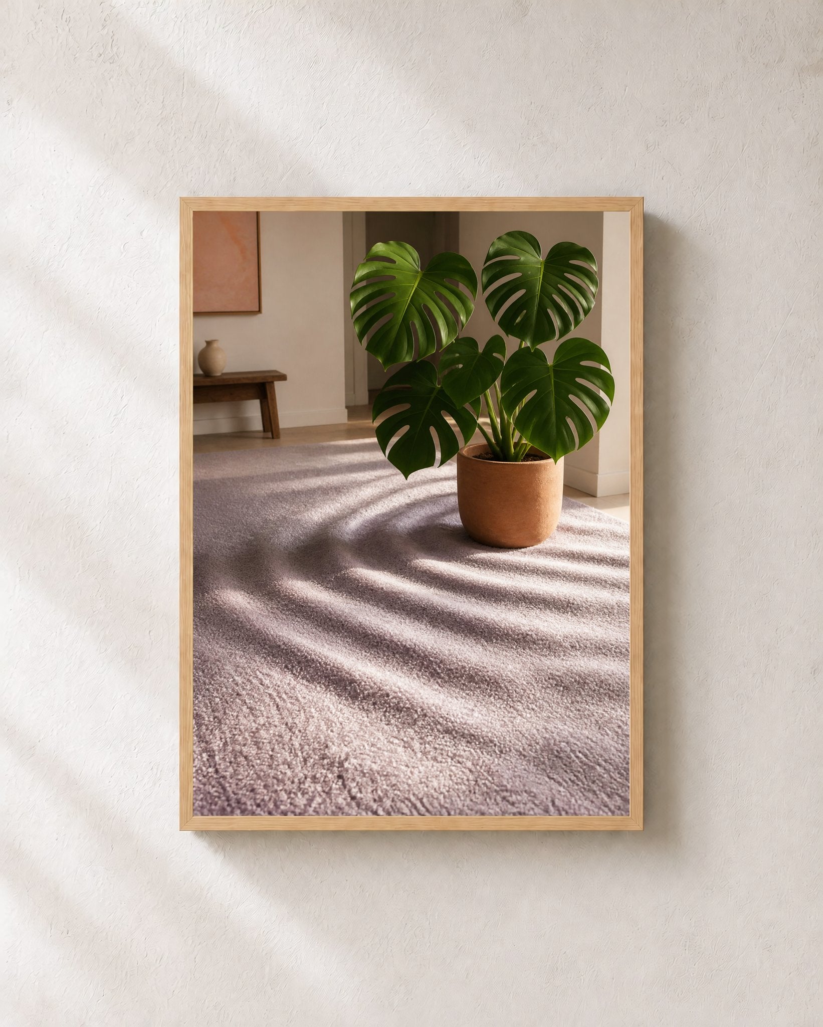 Monstera Morning Botanical Wall Art - Wall Art Print