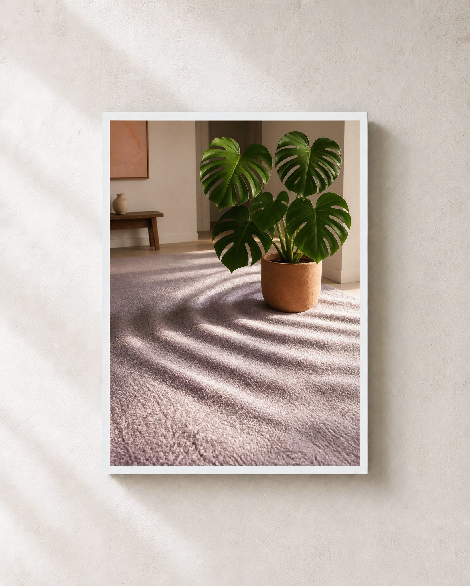 Monstera Morning Botanical Wall Art - Wall Art Print