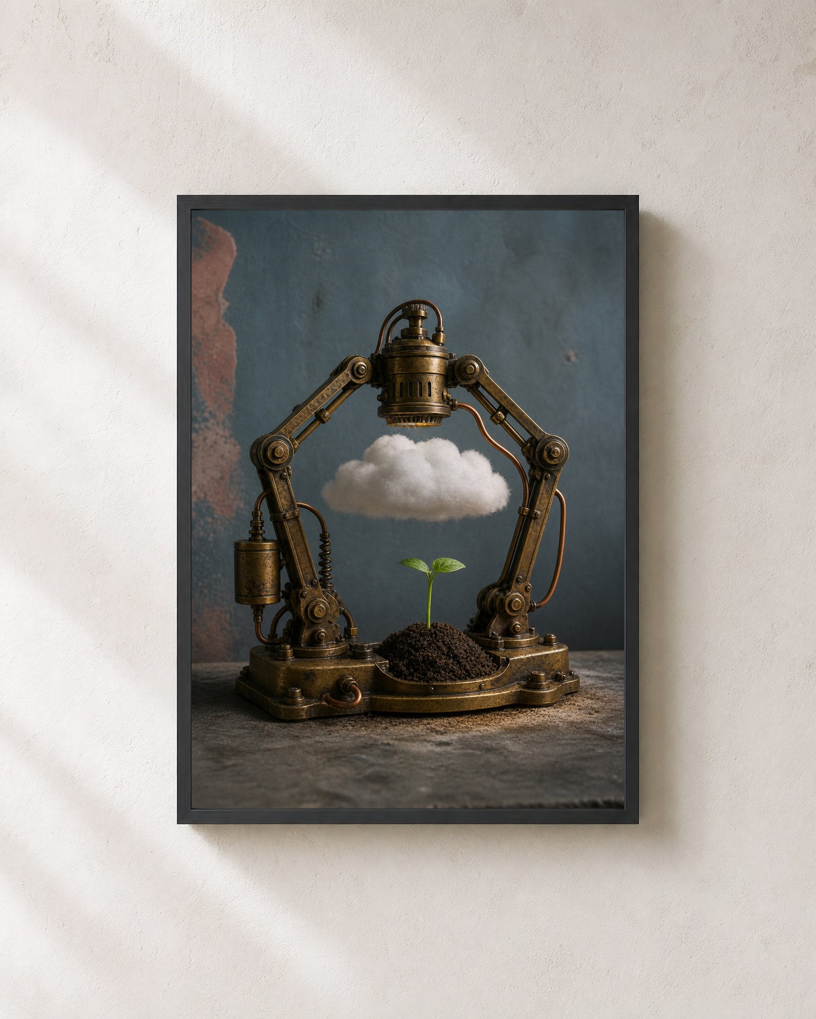 The Tender Machine Industrial Botanical Wall Art - Wall Art Print