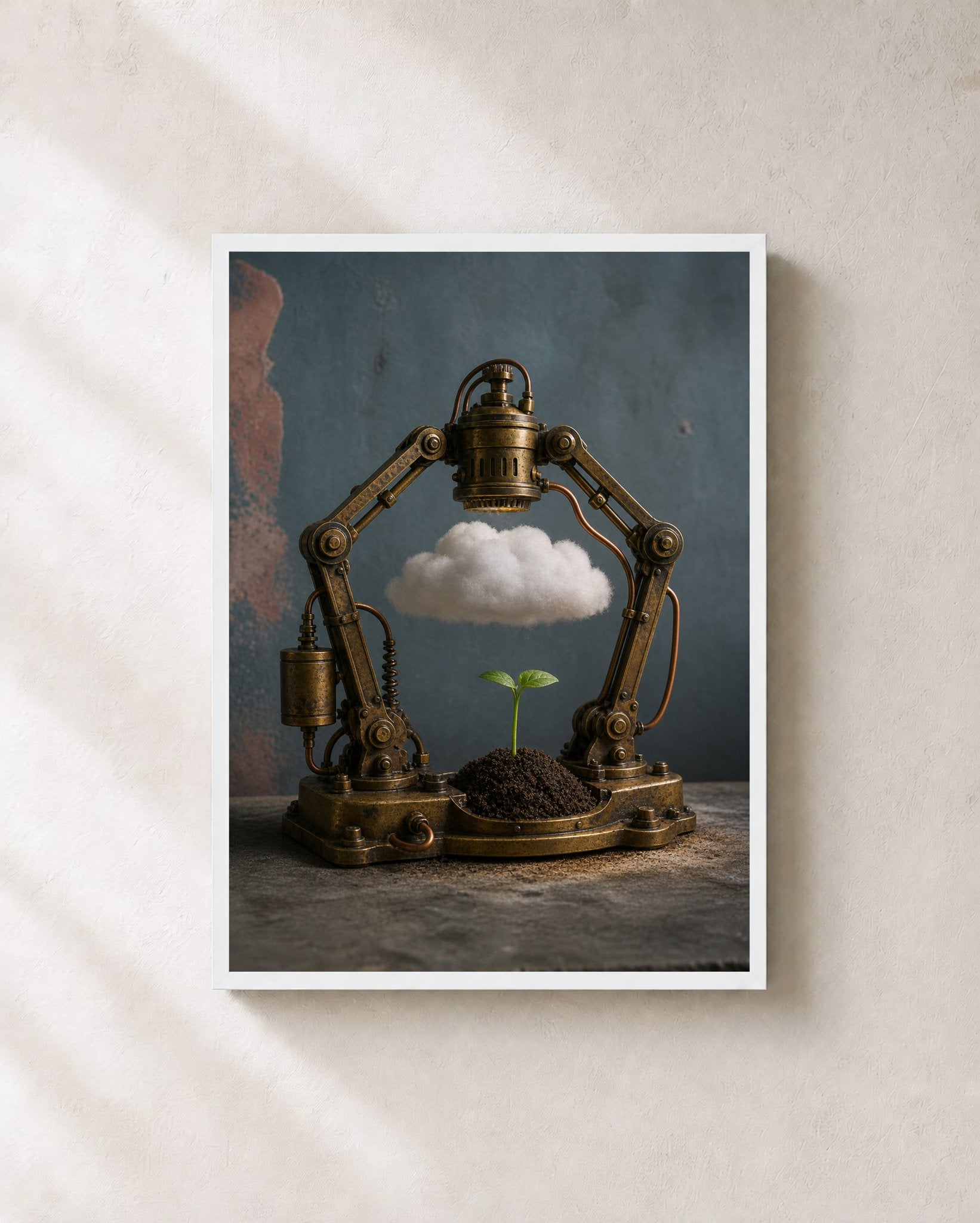 The Tender Machine Industrial Botanical Wall Art - Wall Art Print