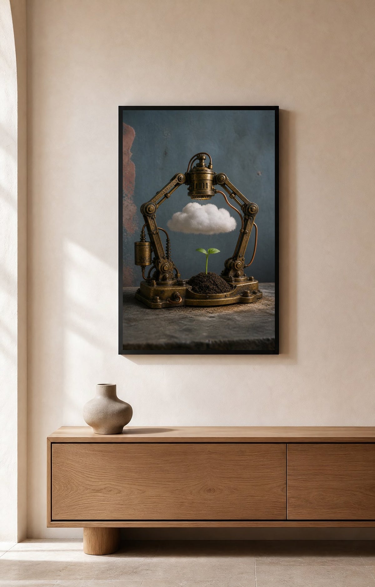 The Tender Machine Industrial Botanical Wall Art - Wall Art Print