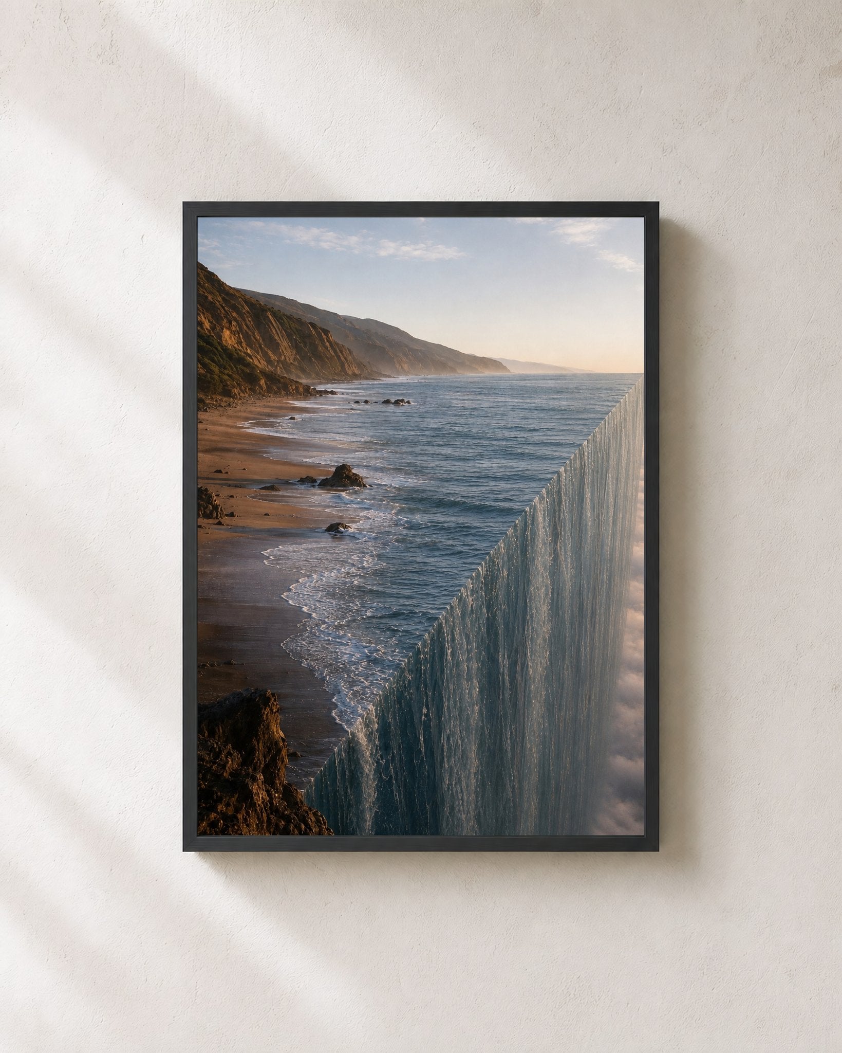 Ocean Falls Away - Wall Art Print