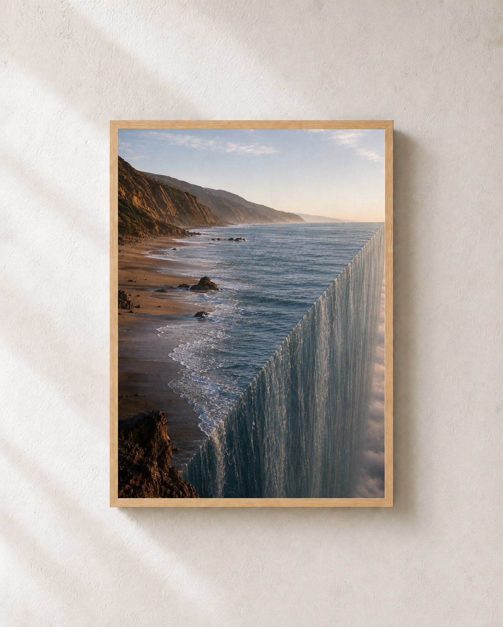 Ocean Falls Away - Wall Art Print