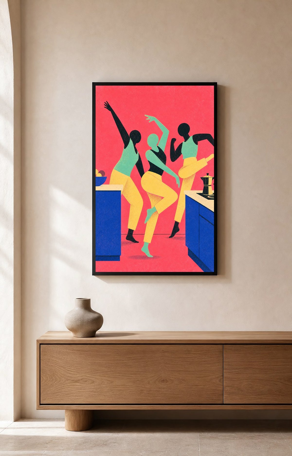 Kitchen Dance Break - Wall Art Print