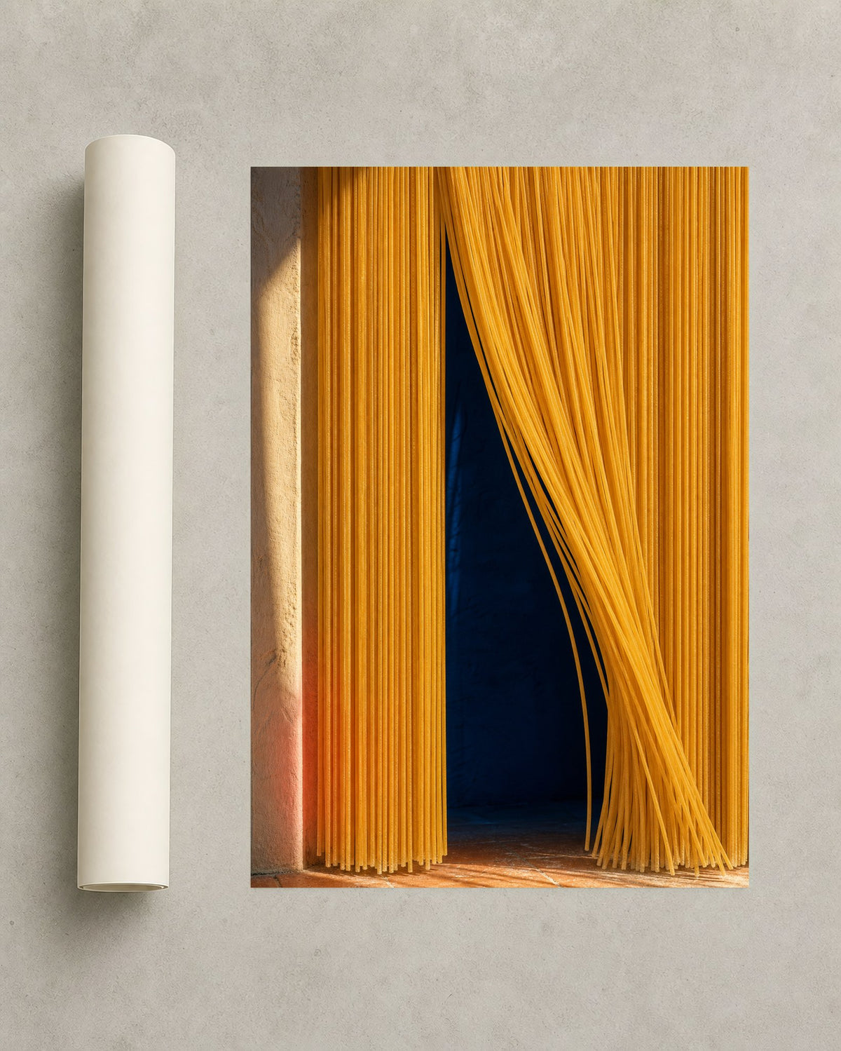 Pasta Curtain - Wall Art Print