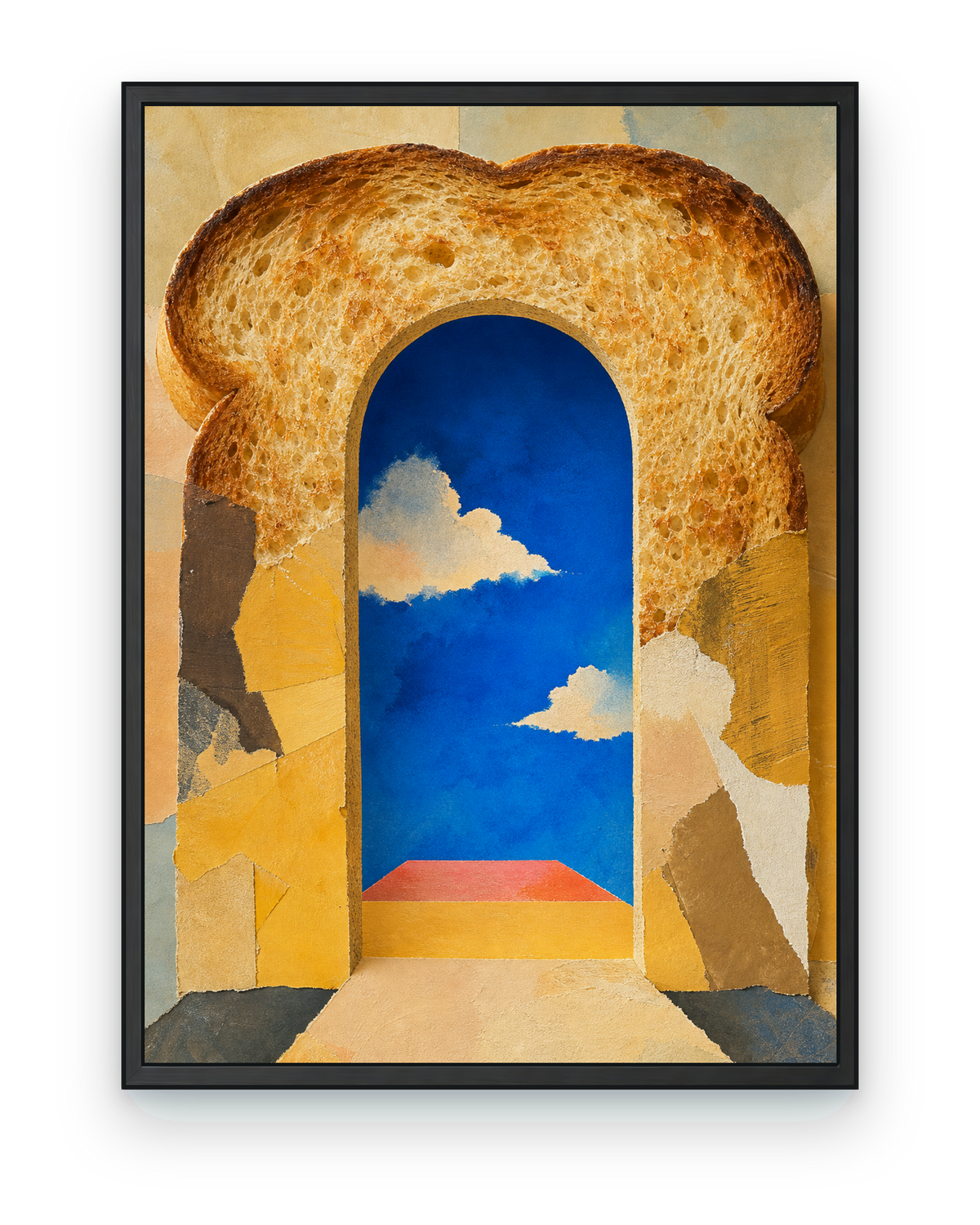 Toast Portal - black frame on transparent background