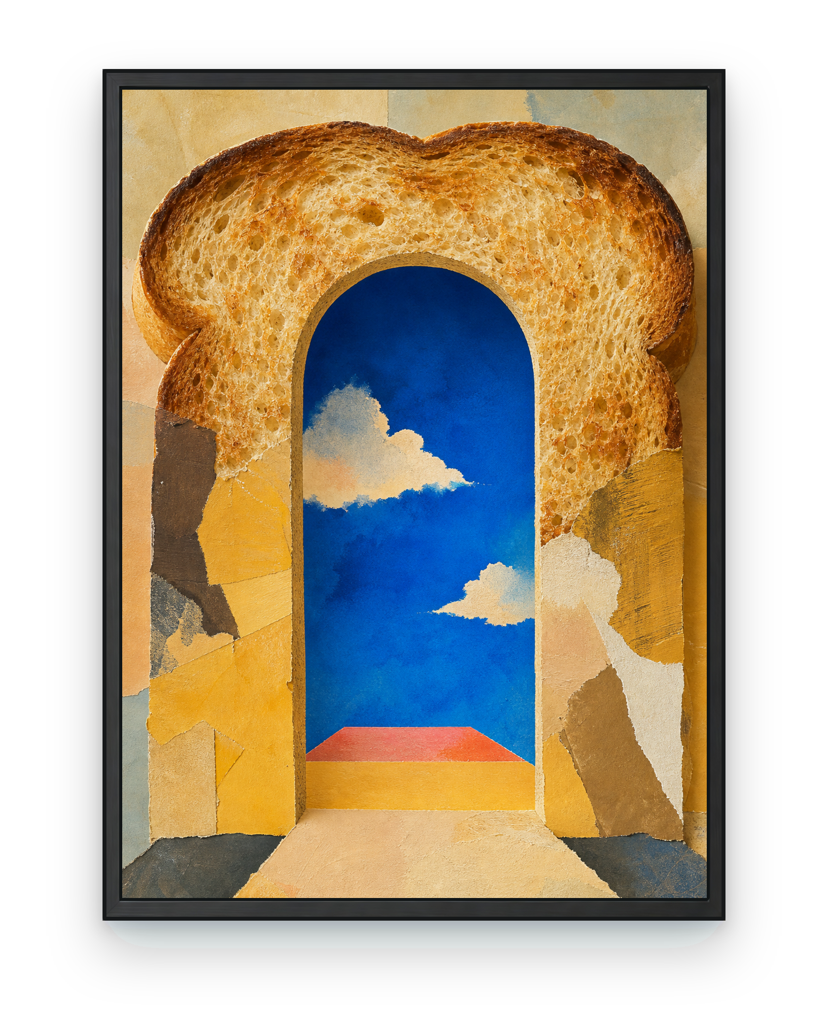 Toast Portal - black frame on transparent background