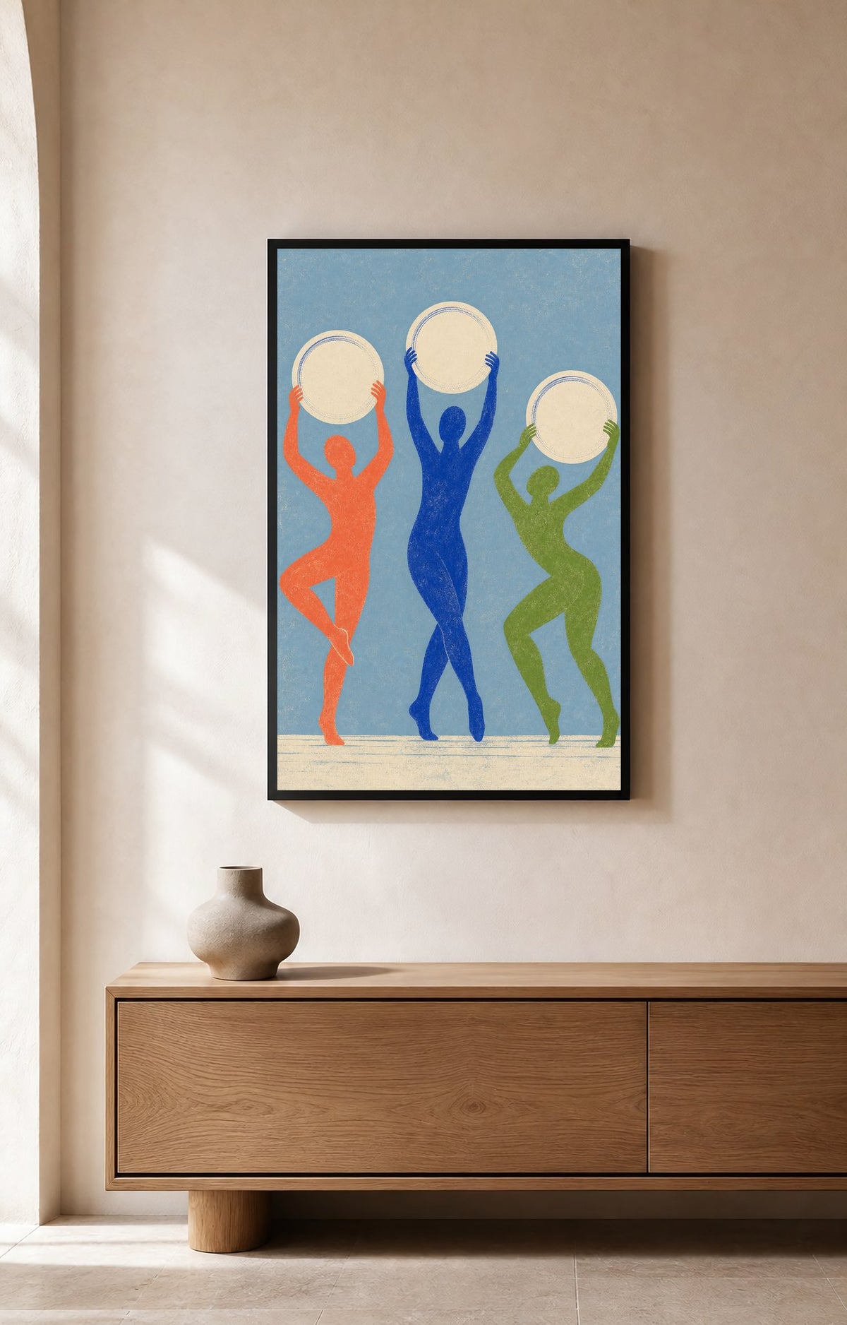 Dish-Drying Ballet - Wall Art Print