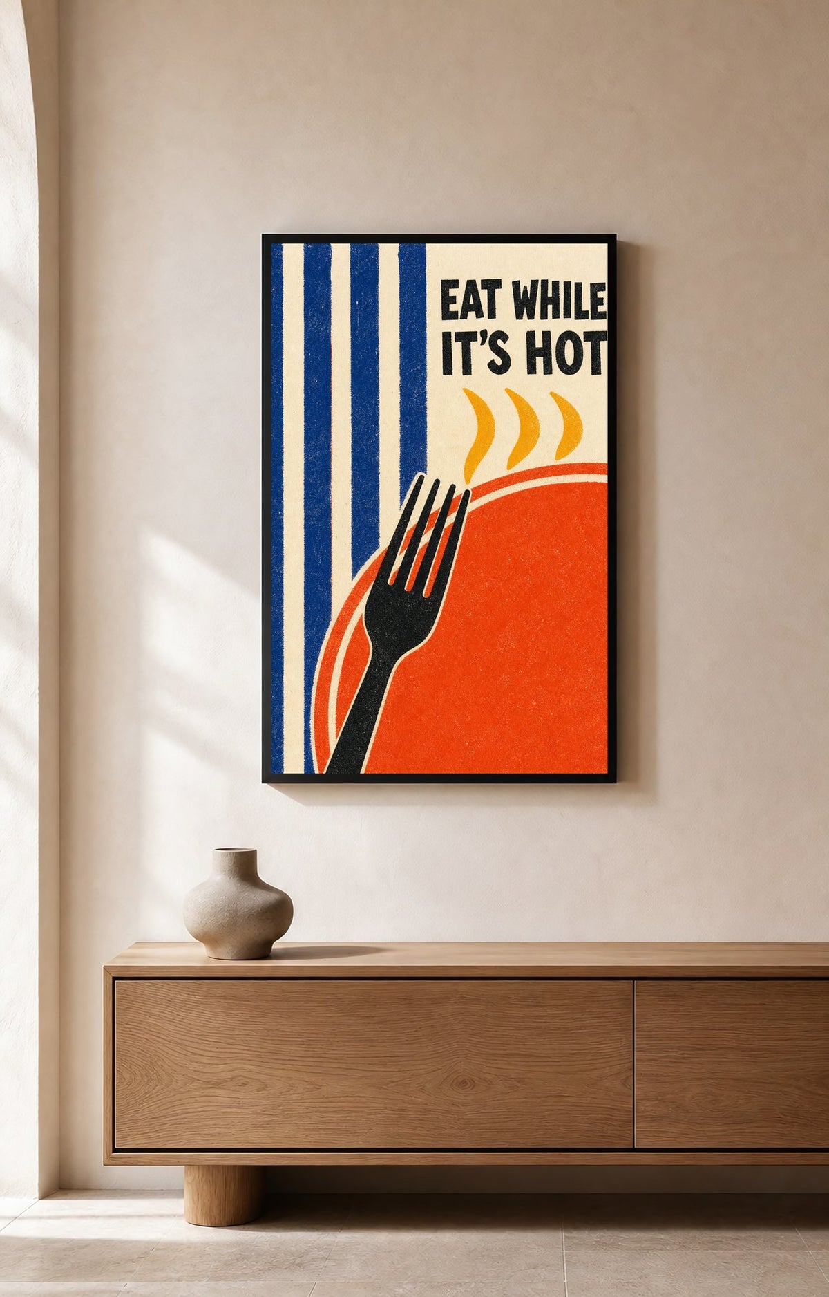 Eat While It’s Hot - Wall Art Print