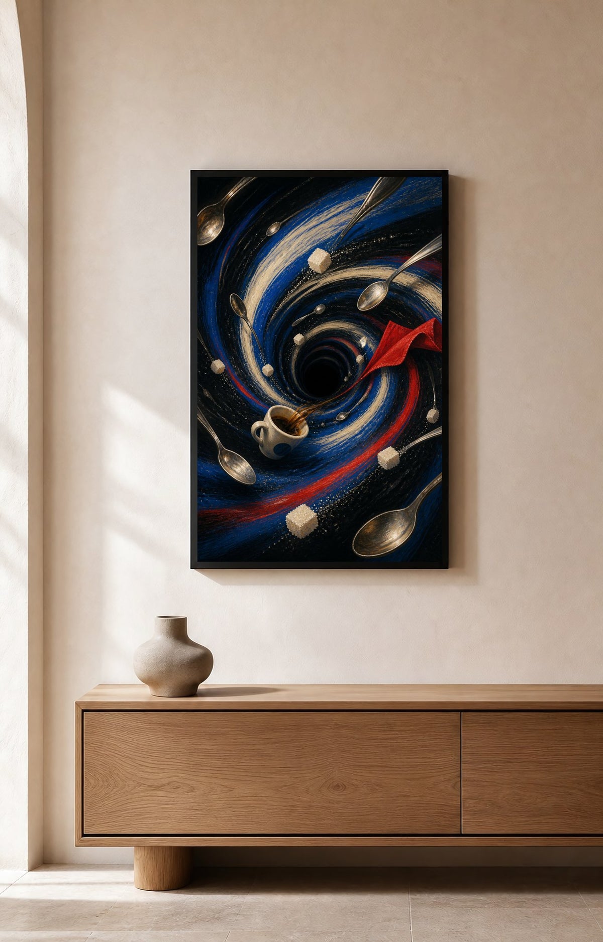 Espresso Black Hole - Wall Art Print