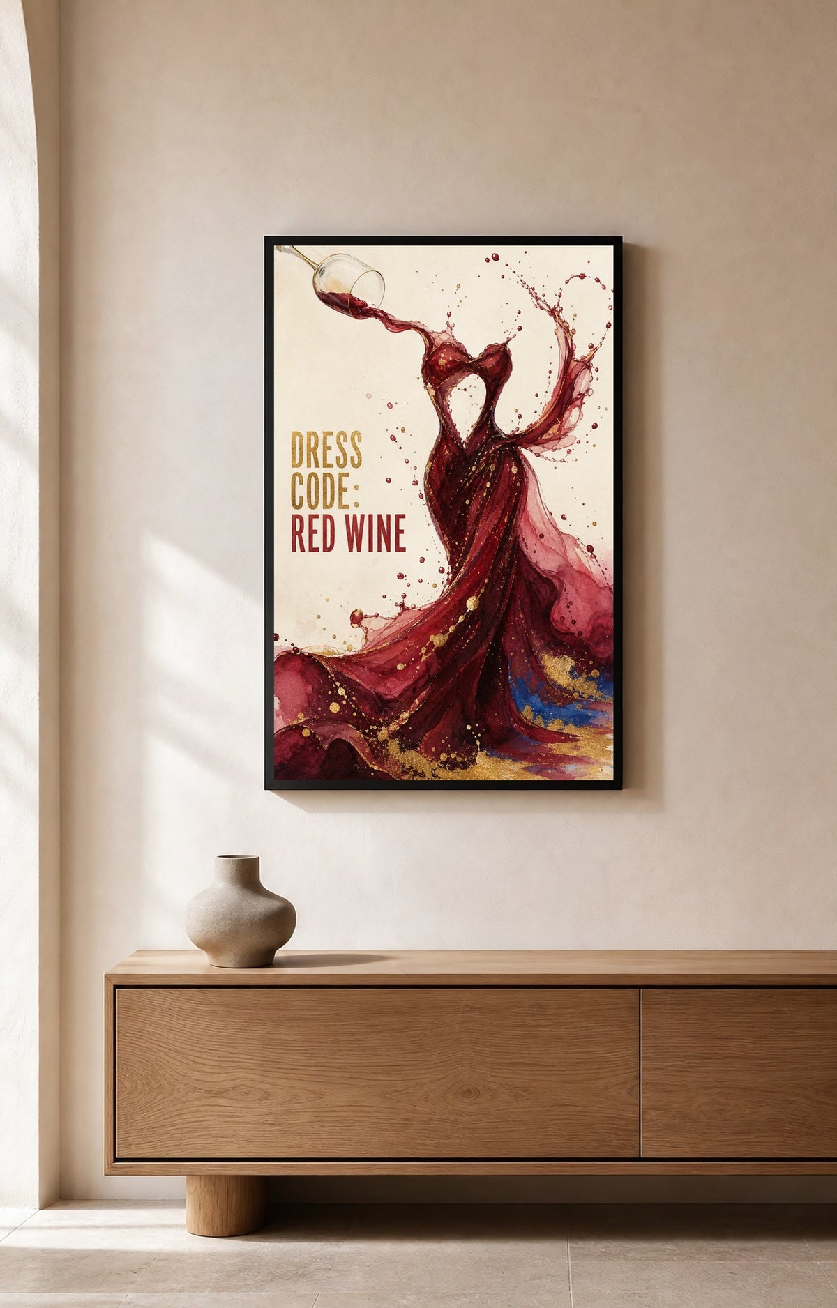 Dress Code: Red Wine - Wall Art Print