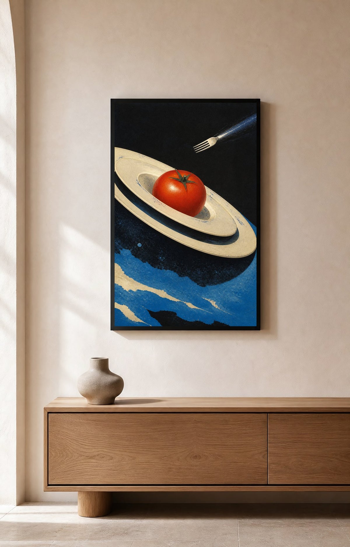 Plate Planet - Wall Art Print