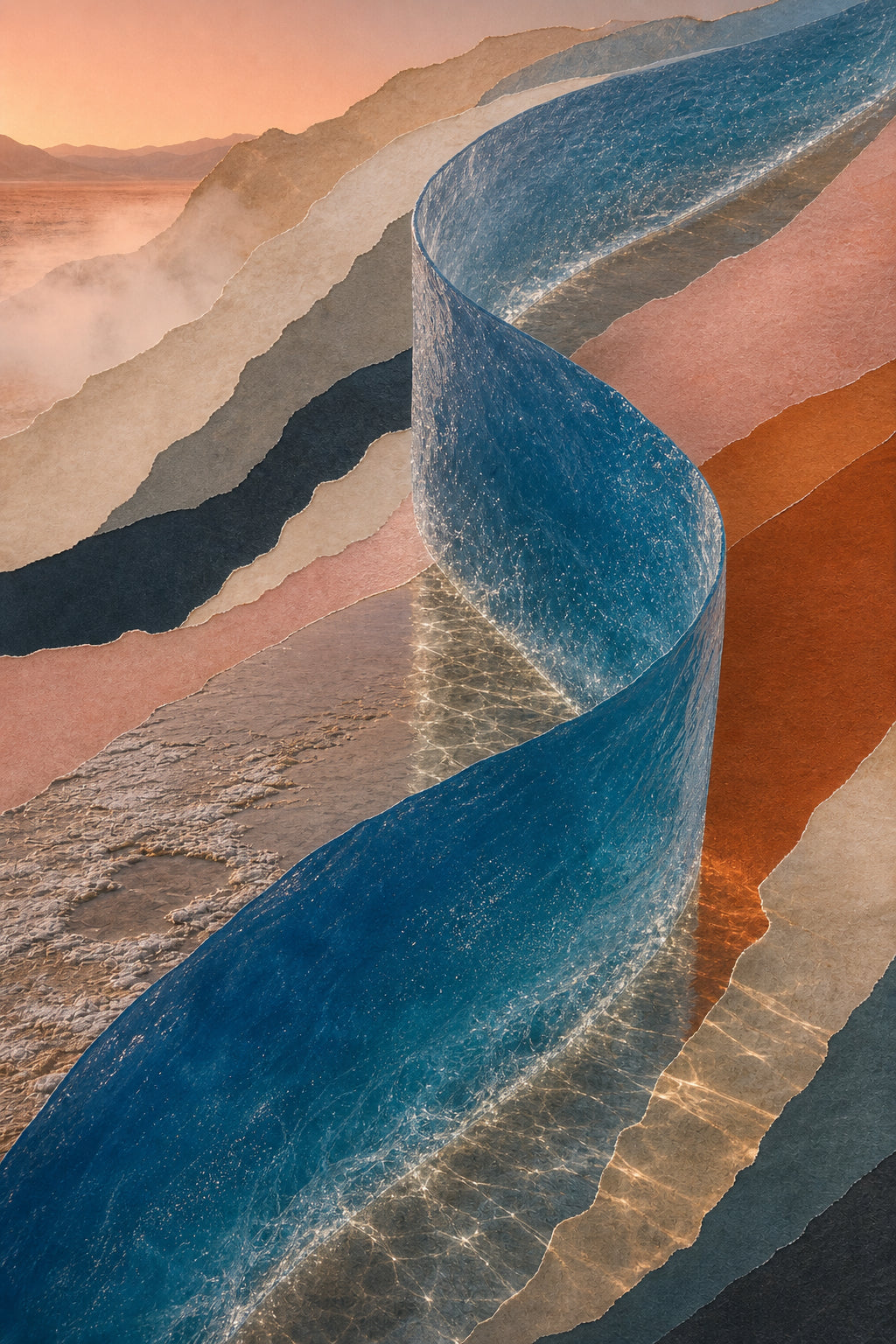 Tidal Wall Surreal Art Print