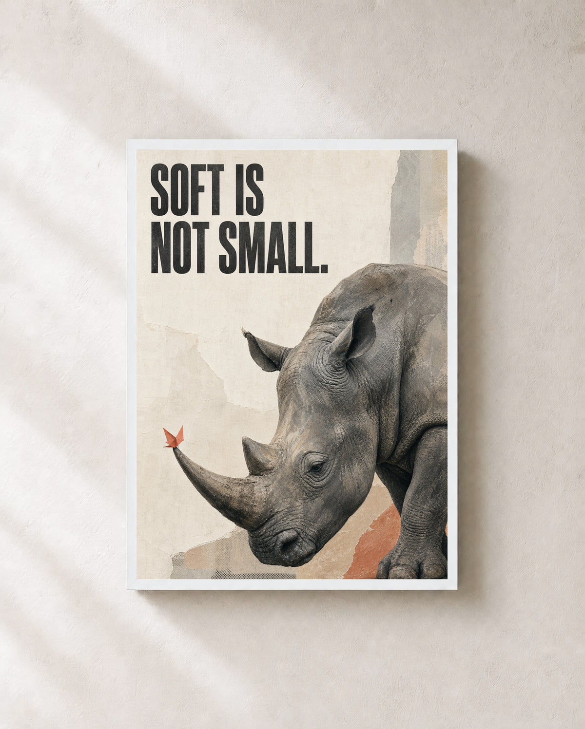 Soft Is Not Small — White frame presentation
