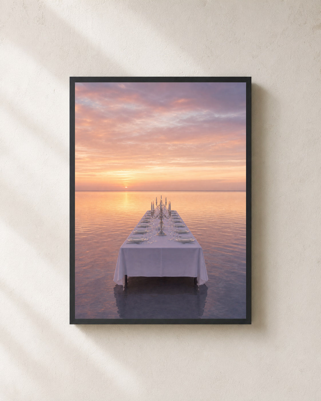 Reservation for the Tide — Framed Surreal Art Print — photo web-frame-black