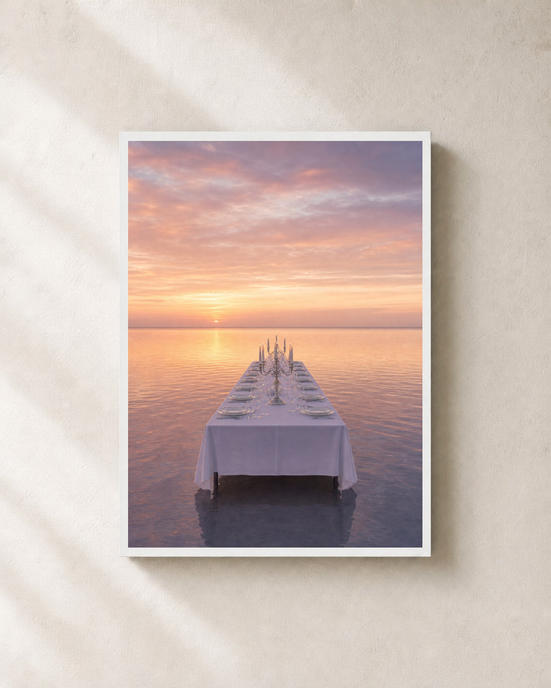 Reservation for the Tide — Framed Surreal Art Print — photo web-frame-white