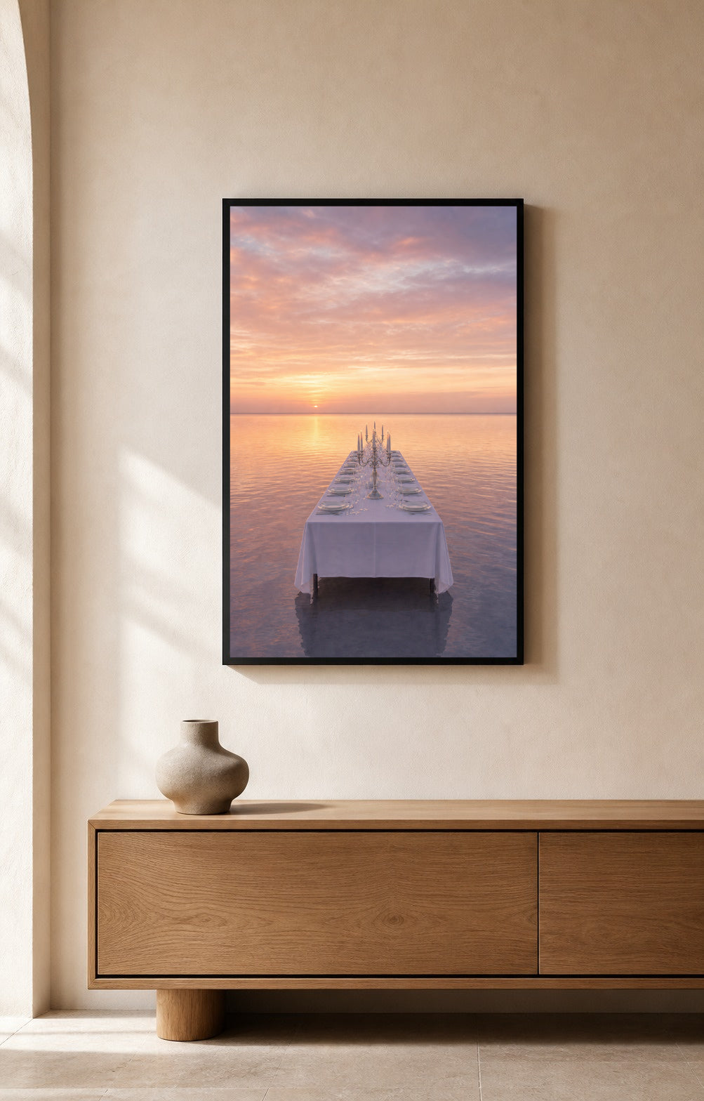 Reservation for the Tide — Framed Surreal Art Print — photo web-hero-portrait