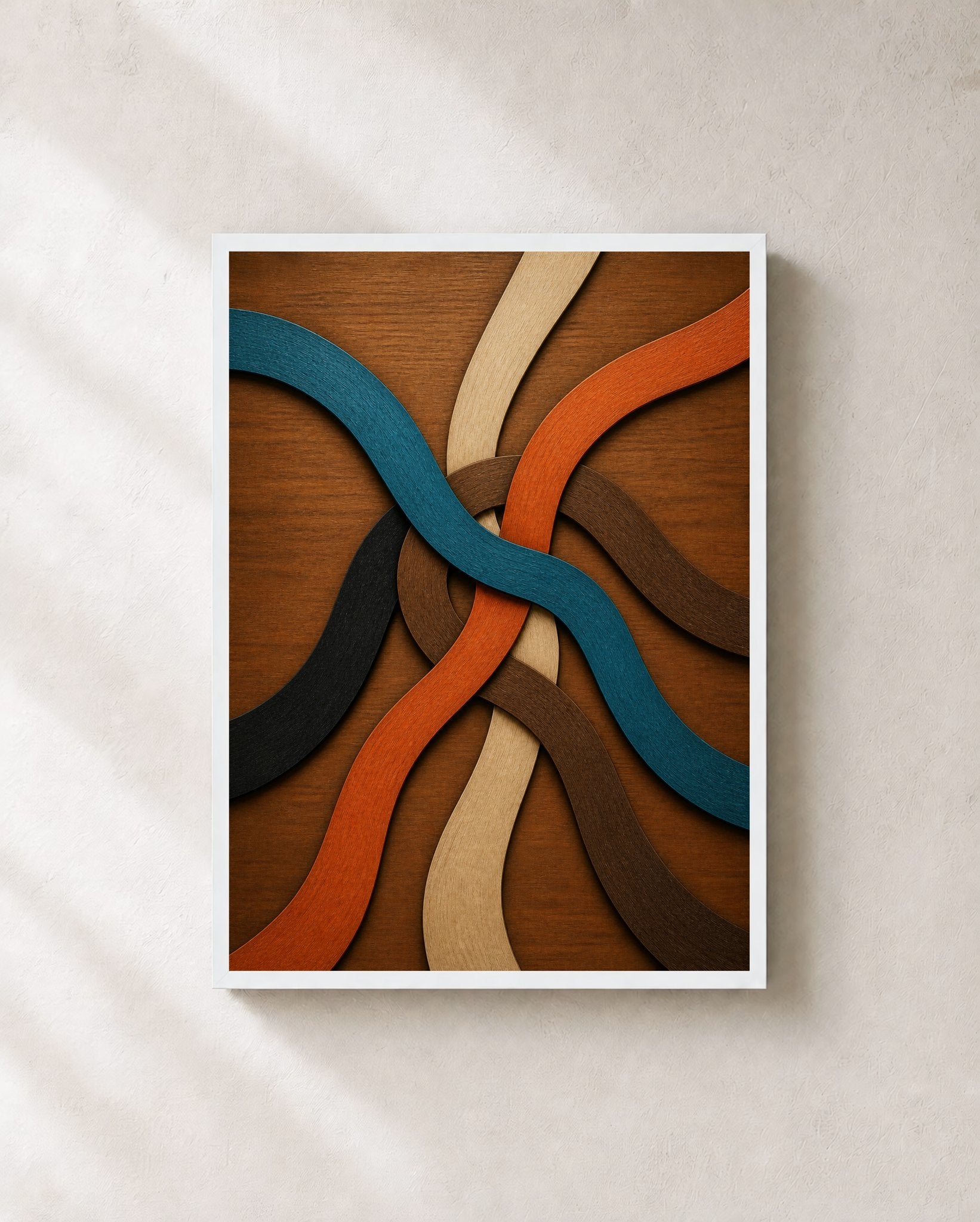 Interchange Marquetry - Wall Art Print