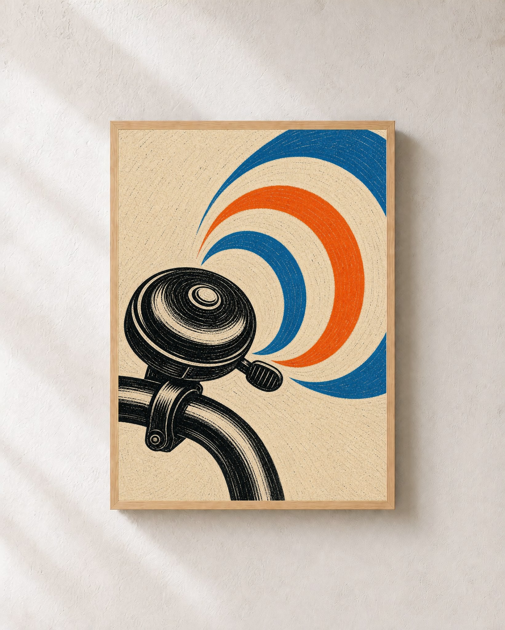 Bicycle Bell Ripples - Wall Art Print