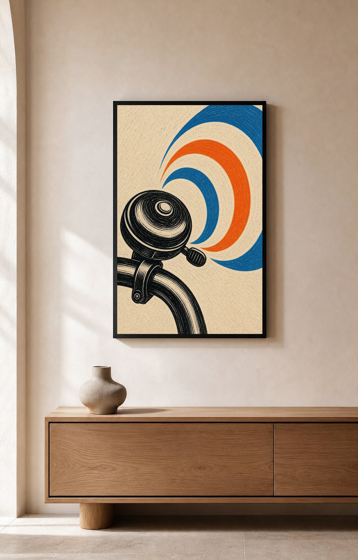 Bicycle Bell Ripples - Wall Art Print