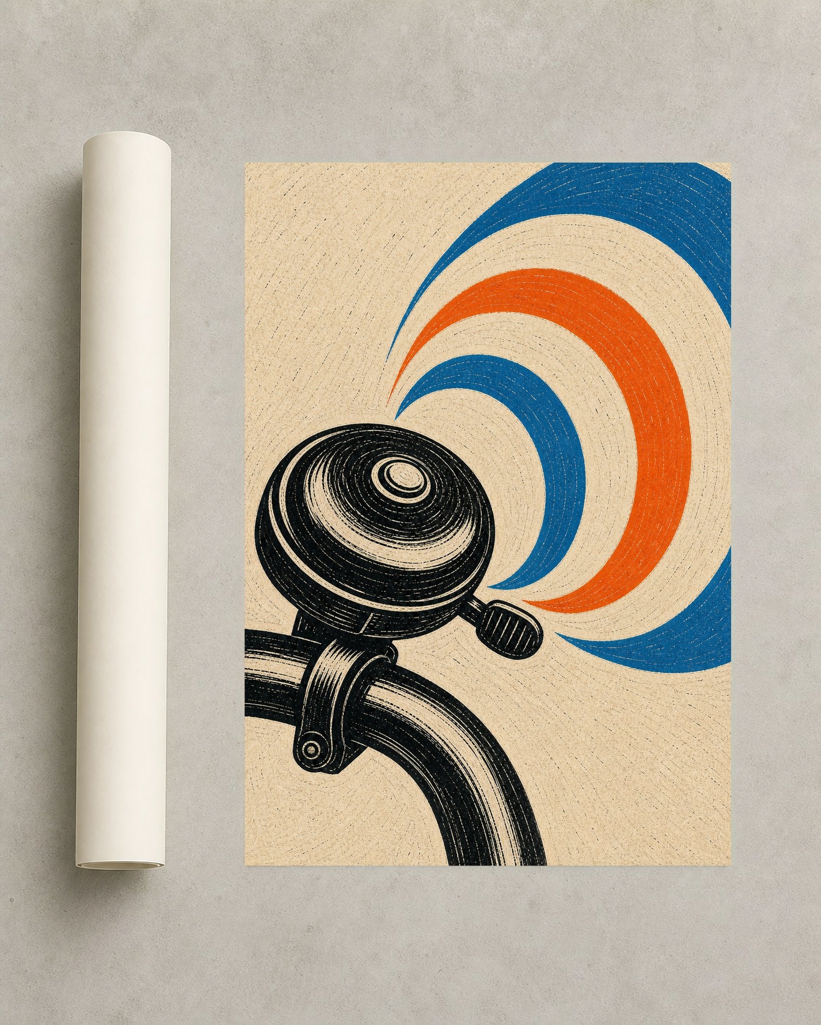Bicycle Bell Ripples - Wall Art Print