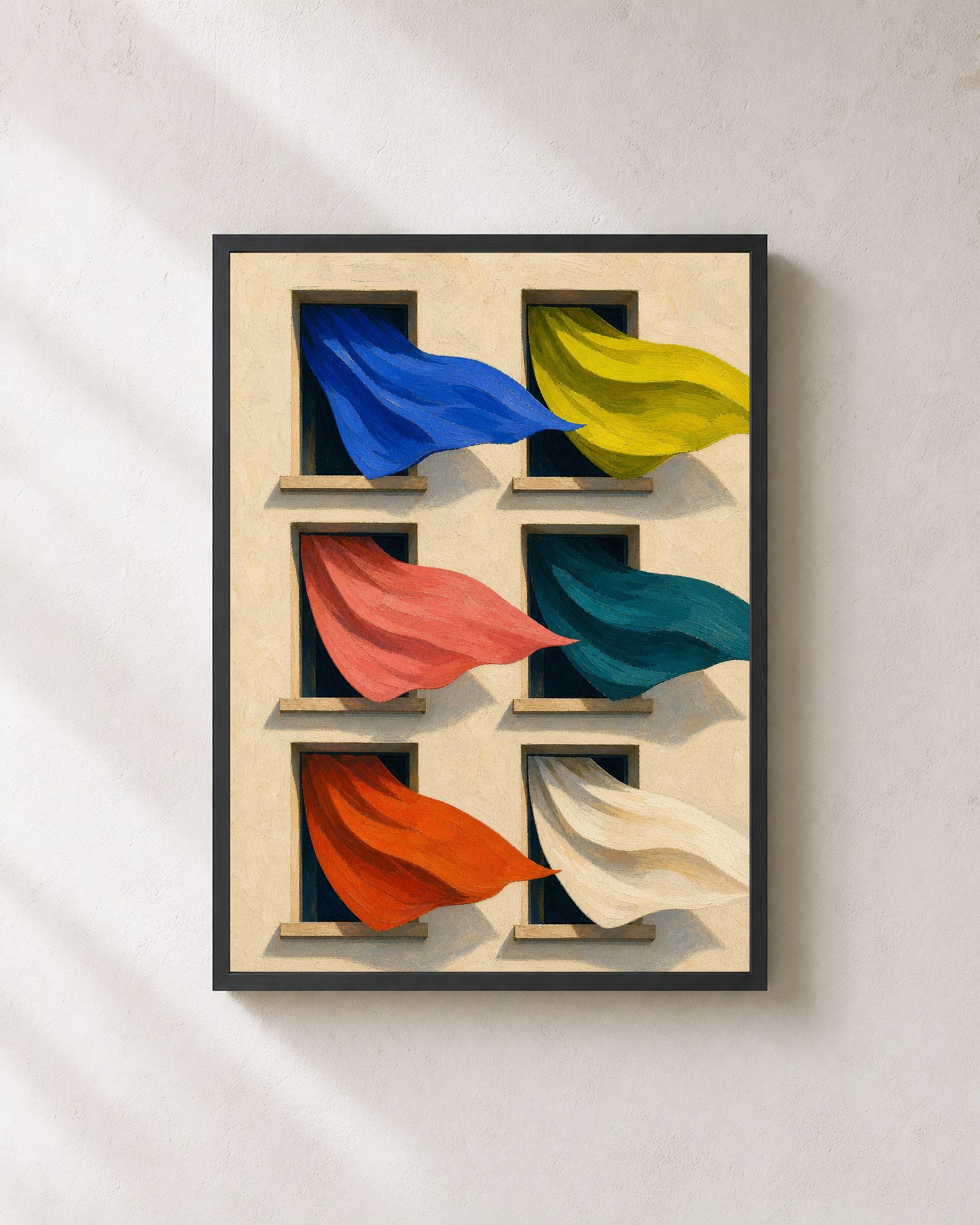 Window Windsocks - Wall Art Print