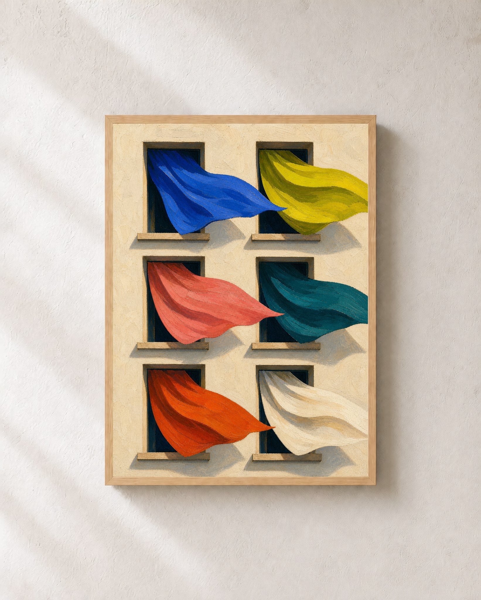 Window Windsocks - Wall Art Print
