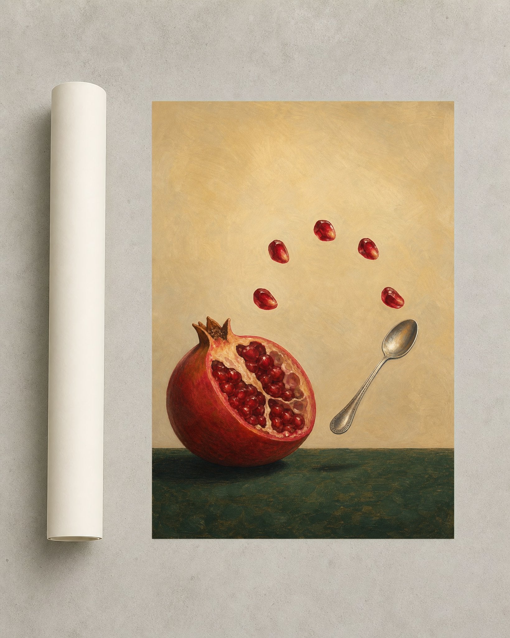 Pomegranate Orchestra – Framed Still Life Art Print - Wall Art Print