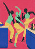 Kitchen Dance Break — Living Art motion inside the artwork opening