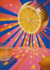 Citrus Disco Sun — Living Art motion inside the artwork opening