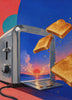 Toaster Portal — Living Art motion inside the artwork opening