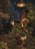 Midnight Flower Shop Cats interior Living Art animation